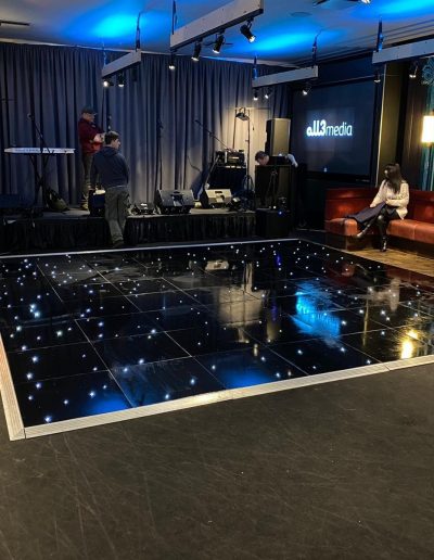 Black LED Dance Floor