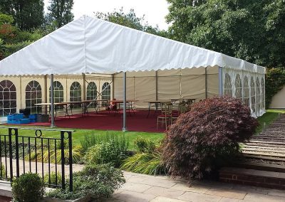 Marquee Hire a large Marquee with open Sides