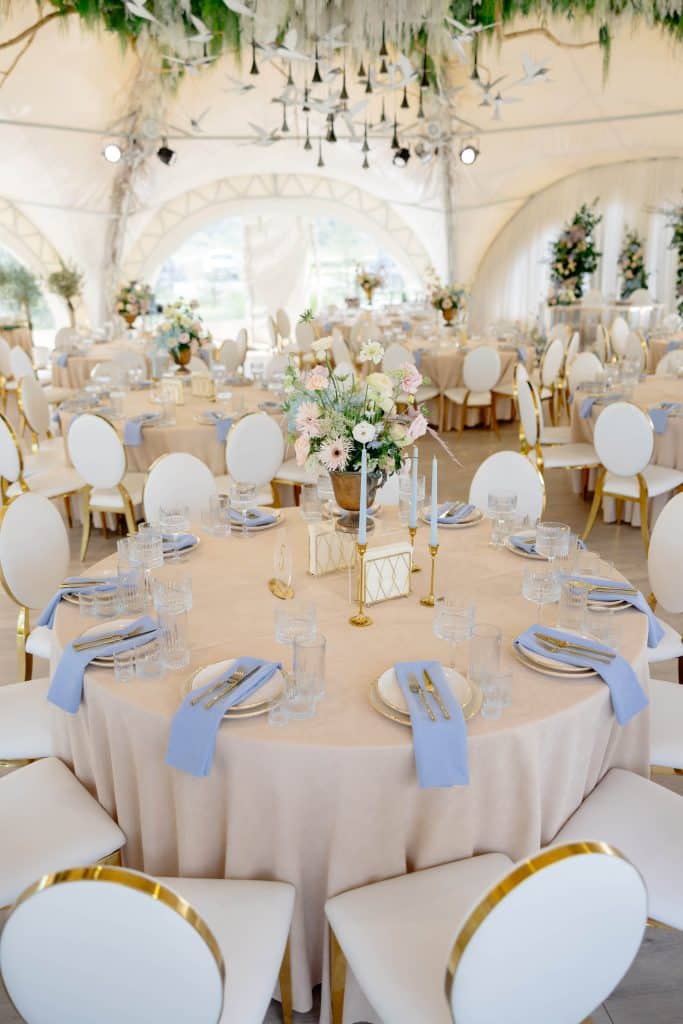 wedding marquee table